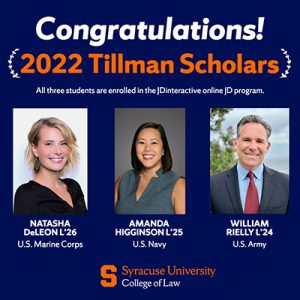 University Selected to Become Pat Tillman Foundation University Partner –  Syracuse University News